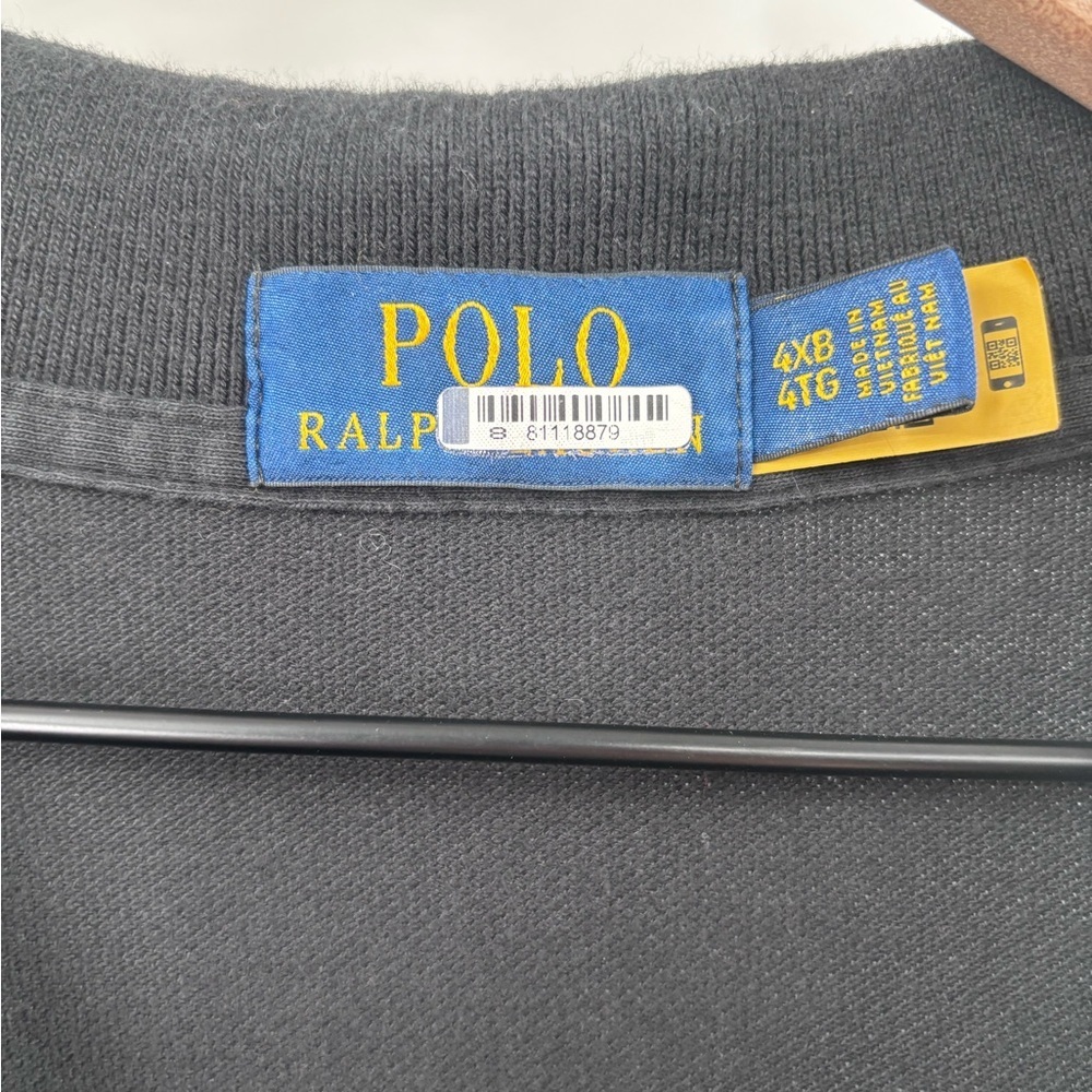 Polo by Ralph Lauren Men's Big Pony Two Button Polo Shirt with White Logo 4XB - Picture 2 of 8